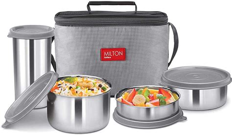 milton steel lunch box price|milton lunch box 4 containers.